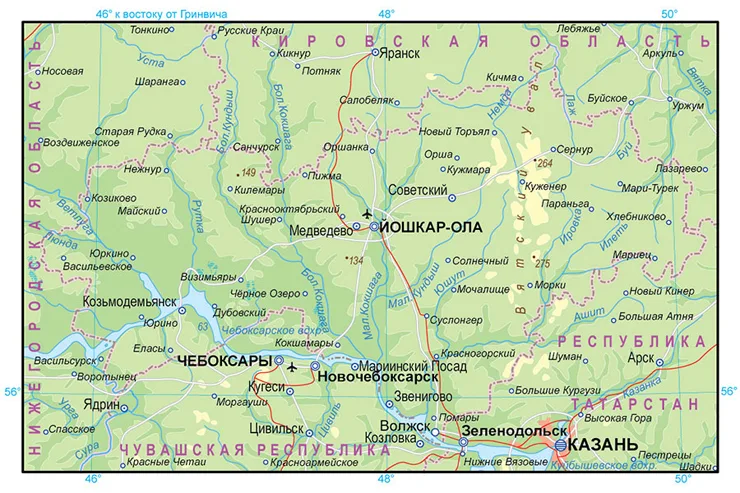marij-jel-na-administrativnoj-karte-rf Как города и деревни Марий Эл прошли путь от катастрофы 90-х к новой реальности